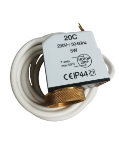 Actuador eléctrico accionado térmicamente Watts e20c-220vfc